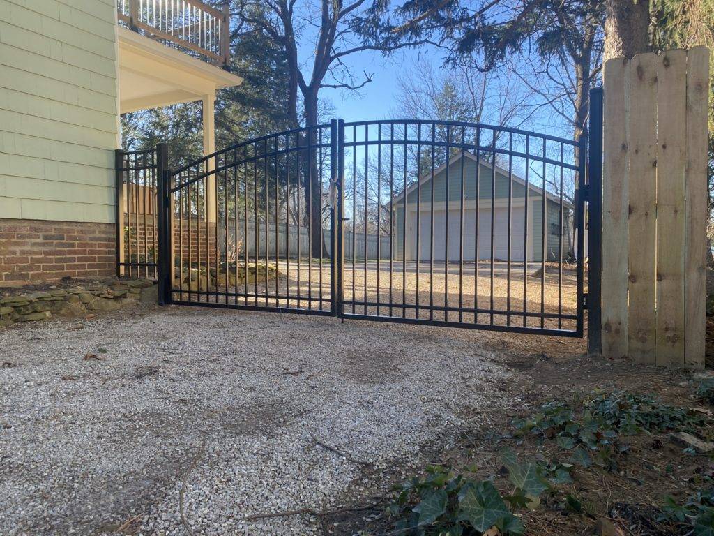 We install driveway gates.